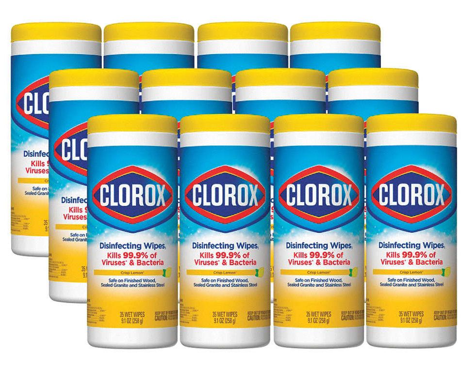 CLOROX Disinfecting Wipes Canister, 35 ct Container Size, Ready to Use