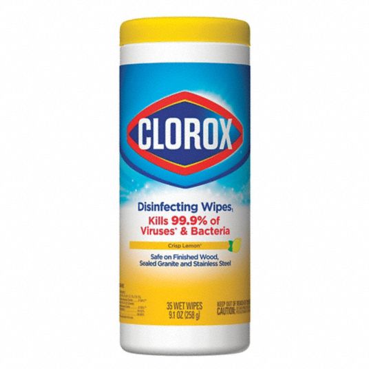 CLOROX Disinfecting Wipes Canister, 35 ct Container Size, Ready to Use