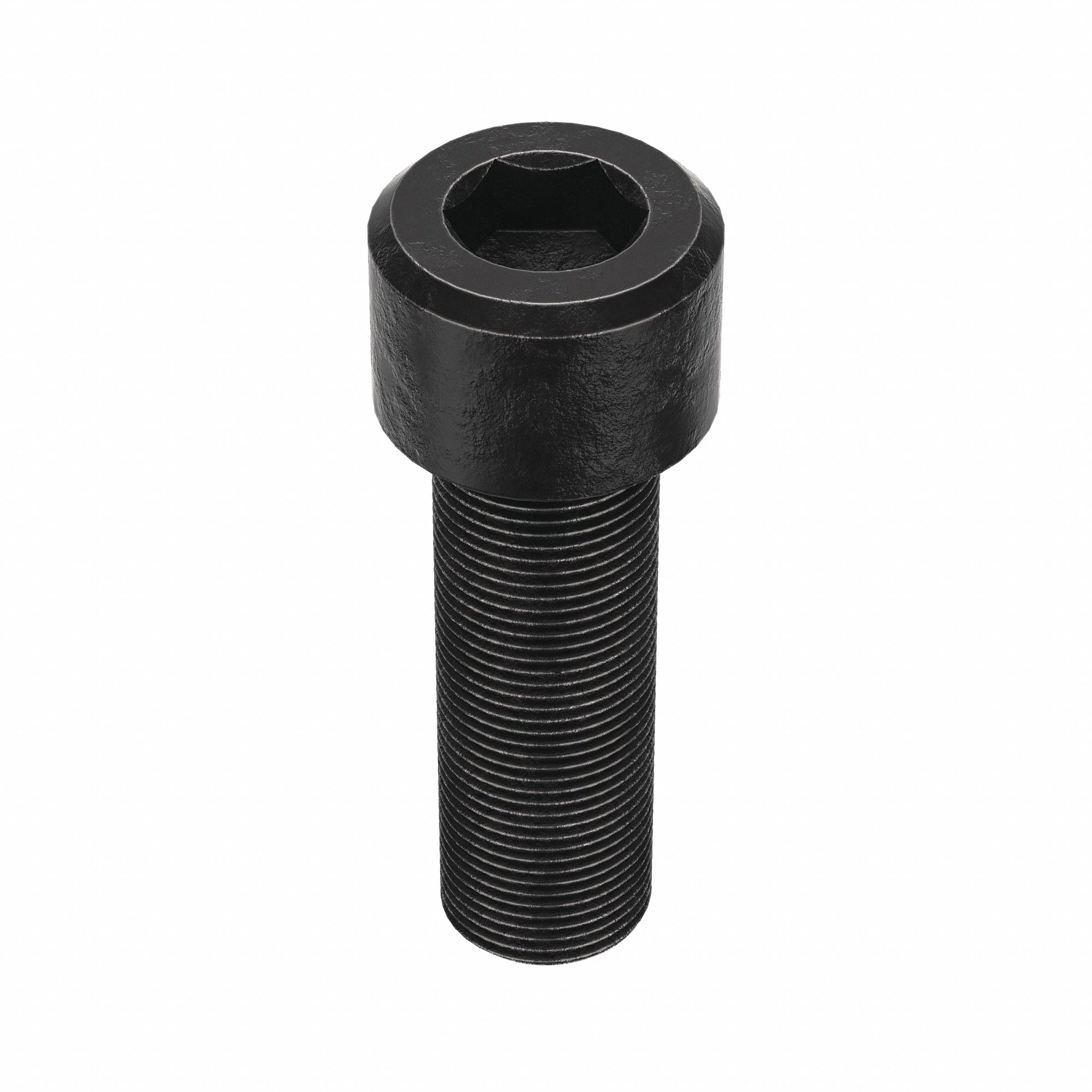 Socket Head Cap Screw: 1"-14 Thread Size, 3 in Lg, Std, Black Oxide, Alloy Steel, 1 in Head Ht