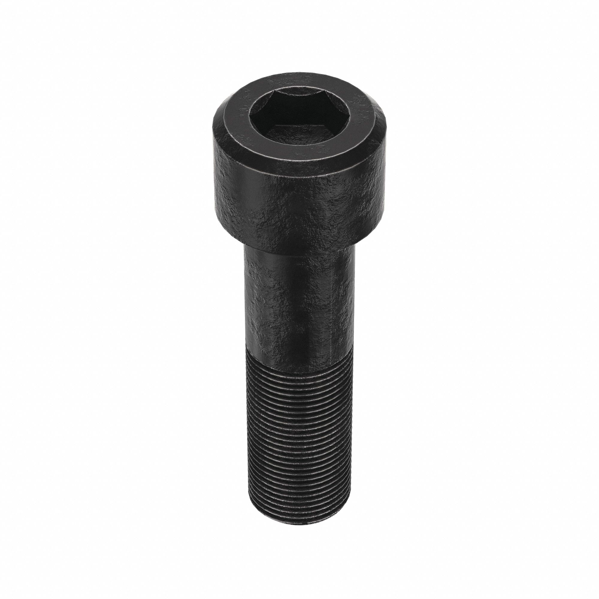 Socket Head Cap Screw: 1"-14 Thread Size, 3 1/2 in Lg, Std, Black Oxide, Alloy Steel, 1 in Head Ht
