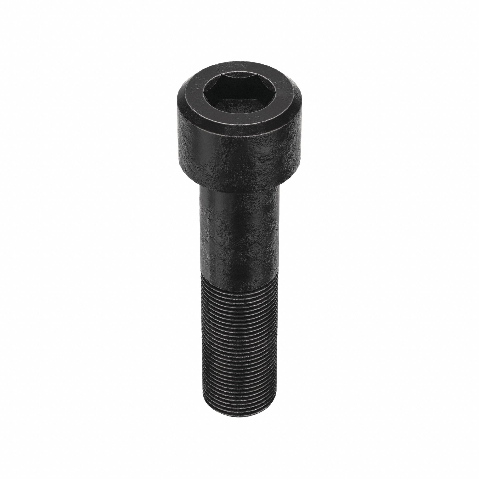 Socket Head Cap Screw: 1"-14 Thread Size, 4 in Lg, Std, Black Oxide, Alloy Steel, 1 in Head Ht