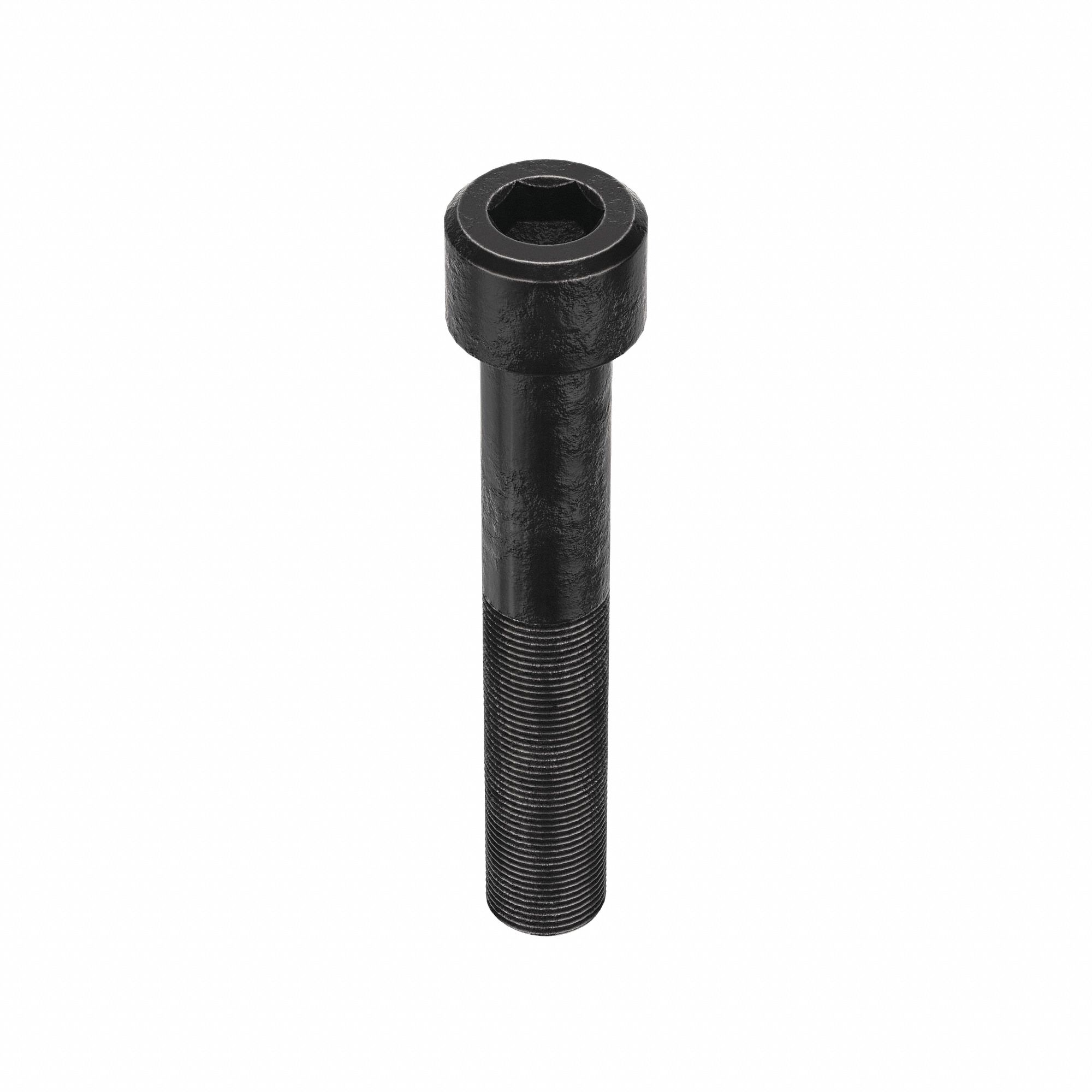 Socket Head Cap Screw: 1"-14 Thread Size, 6 in Lg, Std, Black Oxide, Alloy Steel, 1 in Head Ht