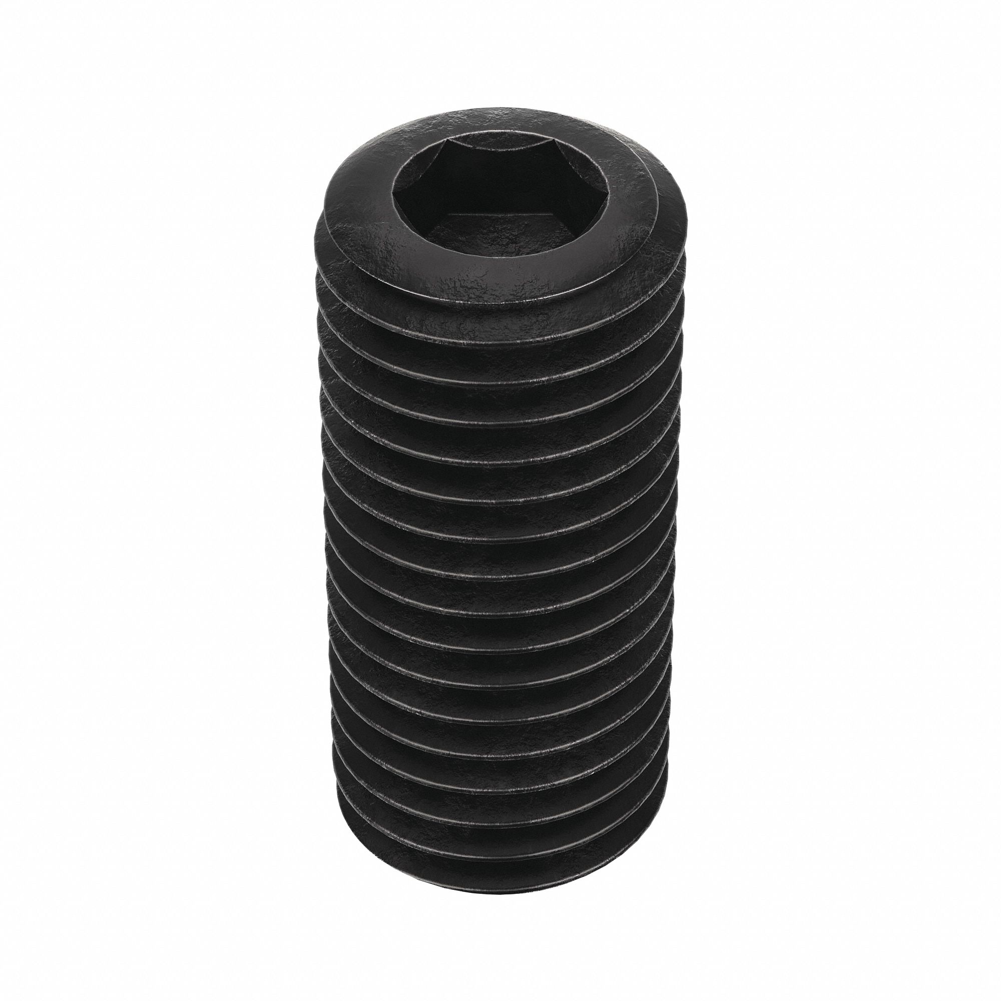 Socket Set Screw: 3/4"-10 Thread Size, 1 3/4 in Overall Lg, Cup pt, Alloy Steel, Black Oxide, 5 PK
