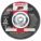 DEPRESSED CENTRE CUT-OFF WHEEL, TYPE 27, 6 IN X 0.09 IN X ⅝