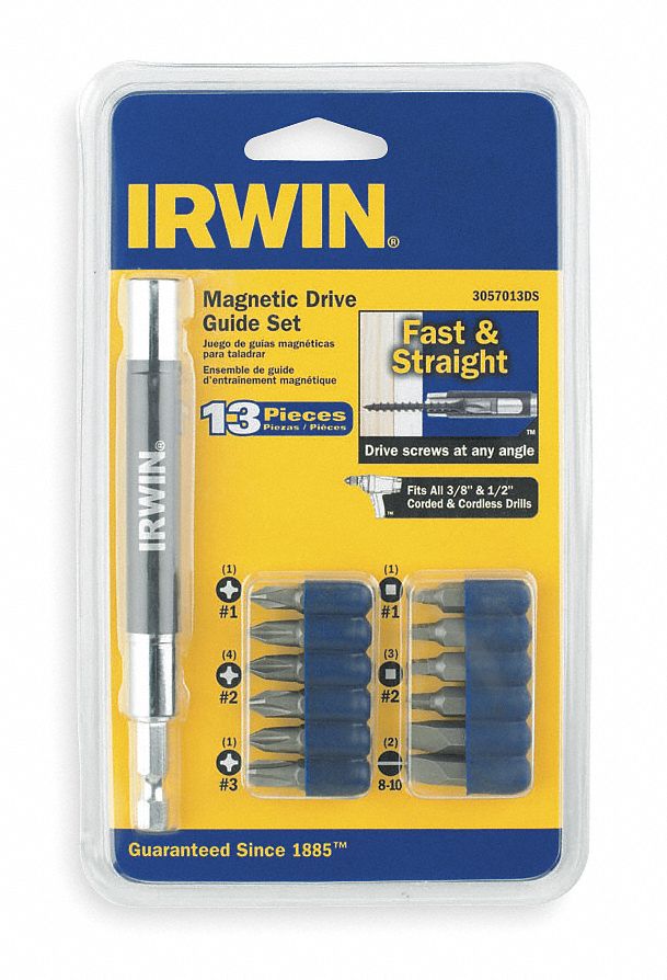 IRWIN, Not Impact Rated, 13 No. of Pieces, Drive Guide Set - 1AVN2 ...