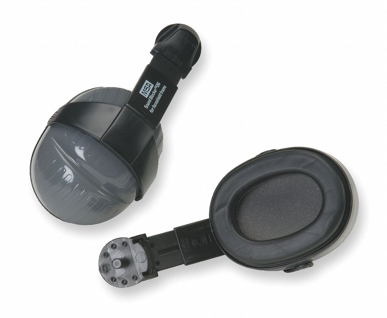 EARMUFFS, HARD HAT-MOUNT, RIGID, GRY/BLK, FOAM/POLYESTER, 26DB, CSA, DIELECTRIC