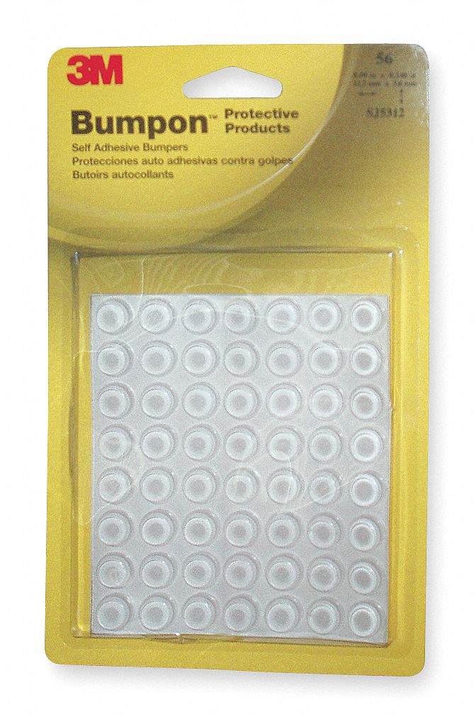 CLR SELF ADHESIVE BUMP PAD,3024/BX