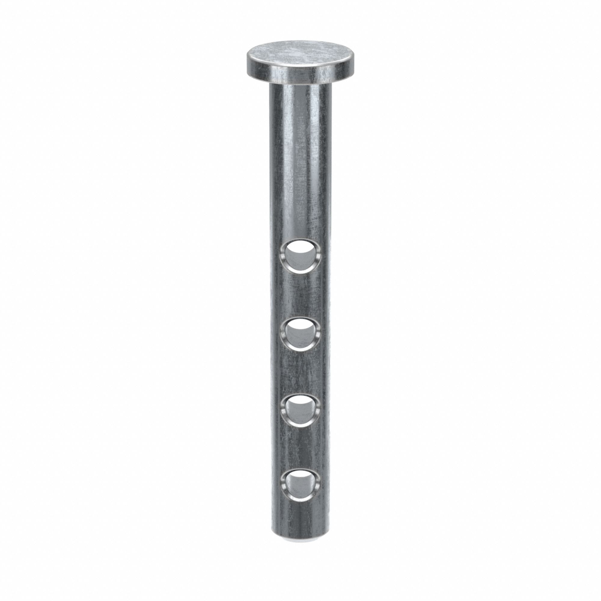 Clevis Pin, 1 1/2 in L 3/16in dia, PK10: Inch, 3/16 in Pin Dia, 1 1/2 in Shank Lg, Steel, 10 PK
