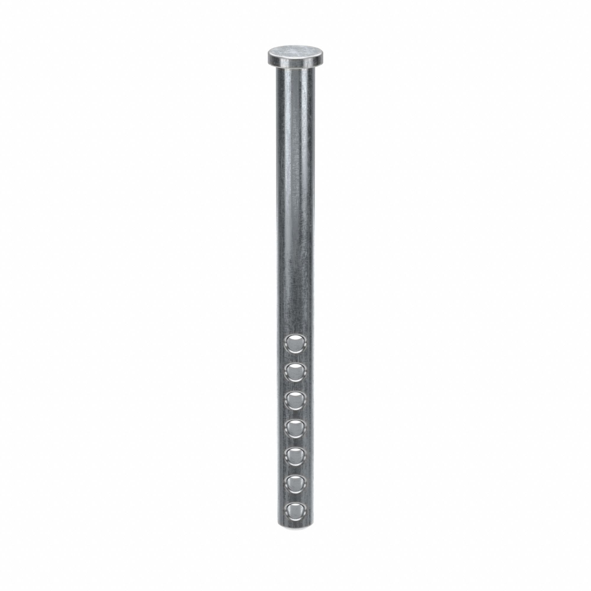 Clevis Pin, 4 in L, Steel 5/16 in dia, PK10: Inch, 5/16 in Pin Dia, 4 in Shank Lg, Steel, Headed, 10 PK