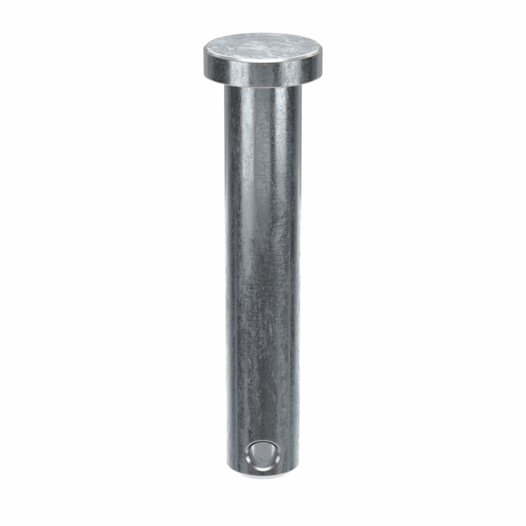 Clevis Pin, 1 3/8 in L 0.25in dia, PK25: Inch, 1/4 in Pin Dia, 1 3/8 in Shank Lg, Steel, Headed, 25 PK