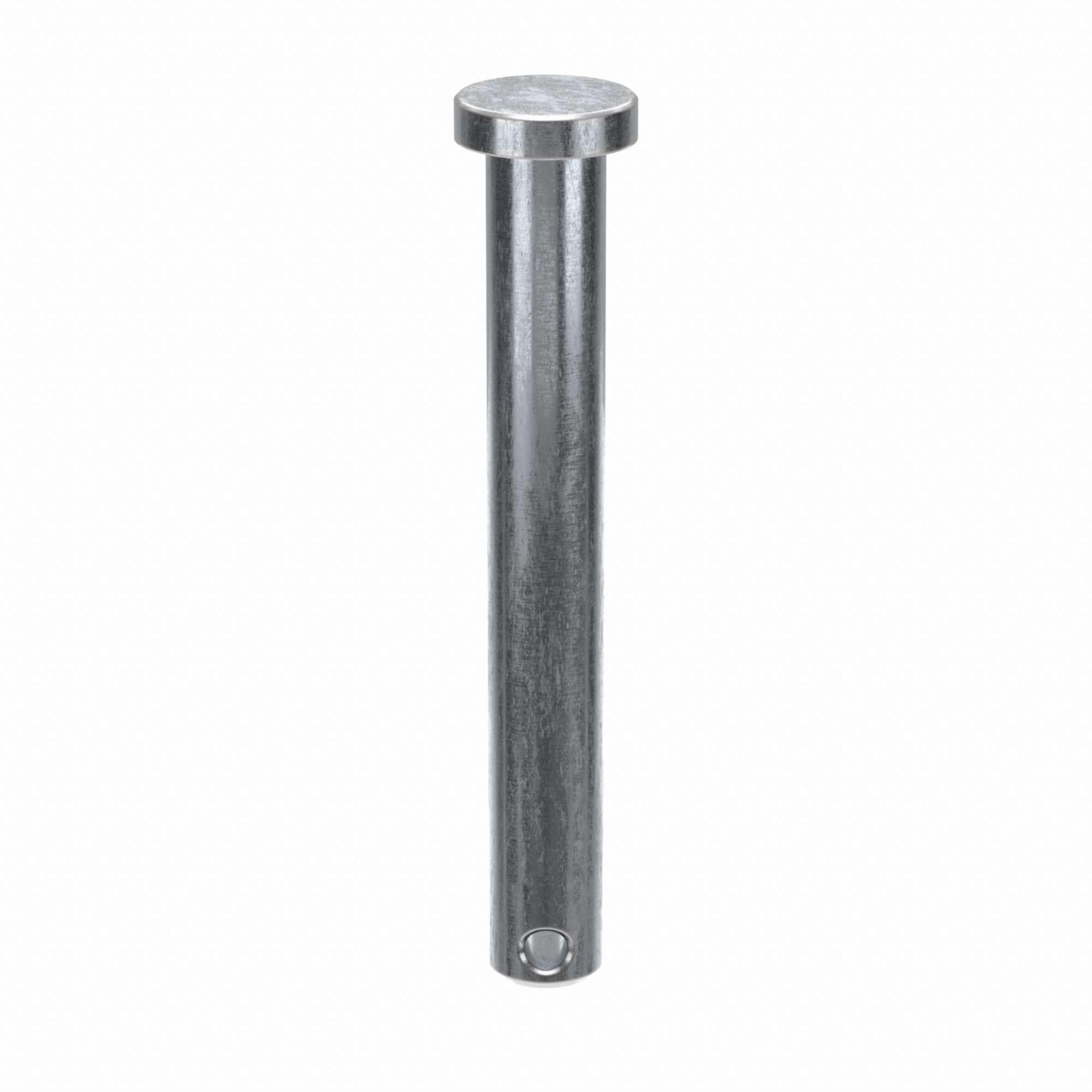 Clevis Pin, 1 7/8 in L 0.25in dia, PK25: Inch, 1/4 in Pin Dia, 1 7/8 in Shank Lg, Steel, Headed, 25 PK