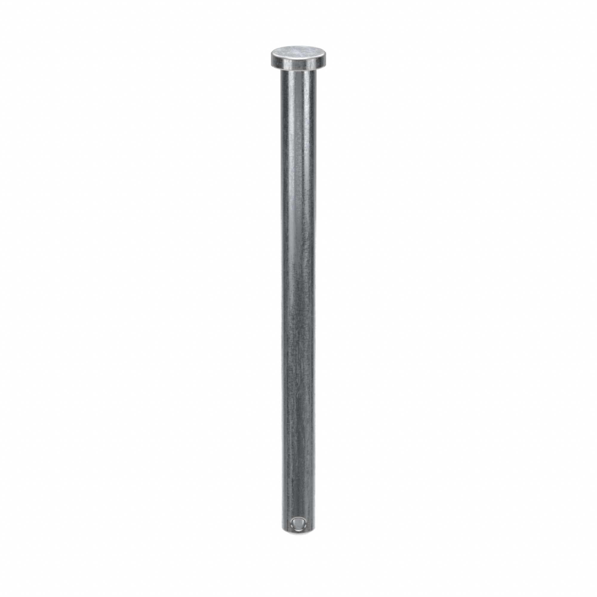 Clevis Pin, 3 1/2 in L 0.25in dia, PK25: Inch, 1/4 in Pin Dia, 3 1/2 in Shank Lg, Steel, Headed, 25 PK