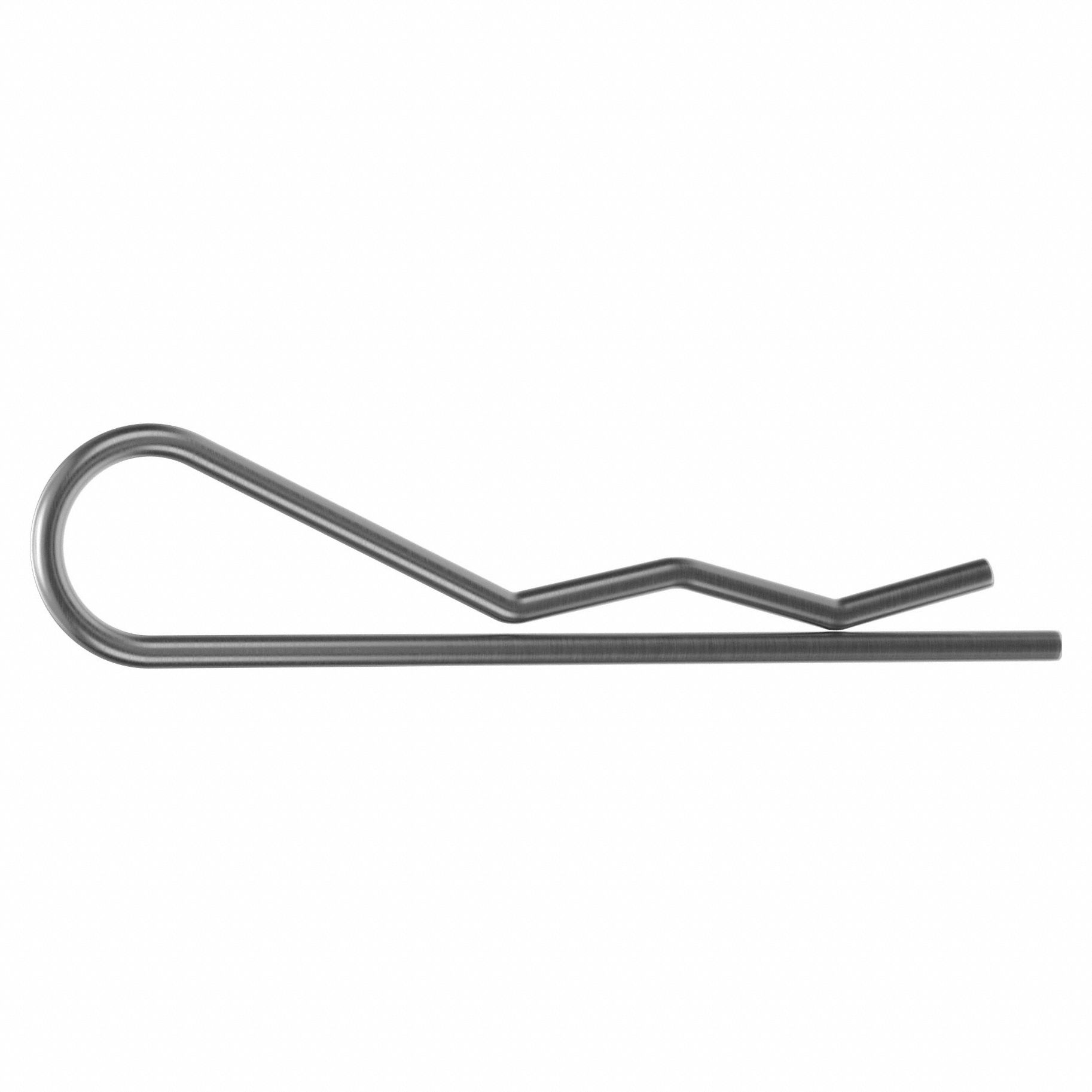Cotter Pin, 3/64 in dia, 1 9/16 in L, PK50: Bridge, Inch, 3/64 in Pin Dia, 1 9/16 in Shank Lg, 50 PK