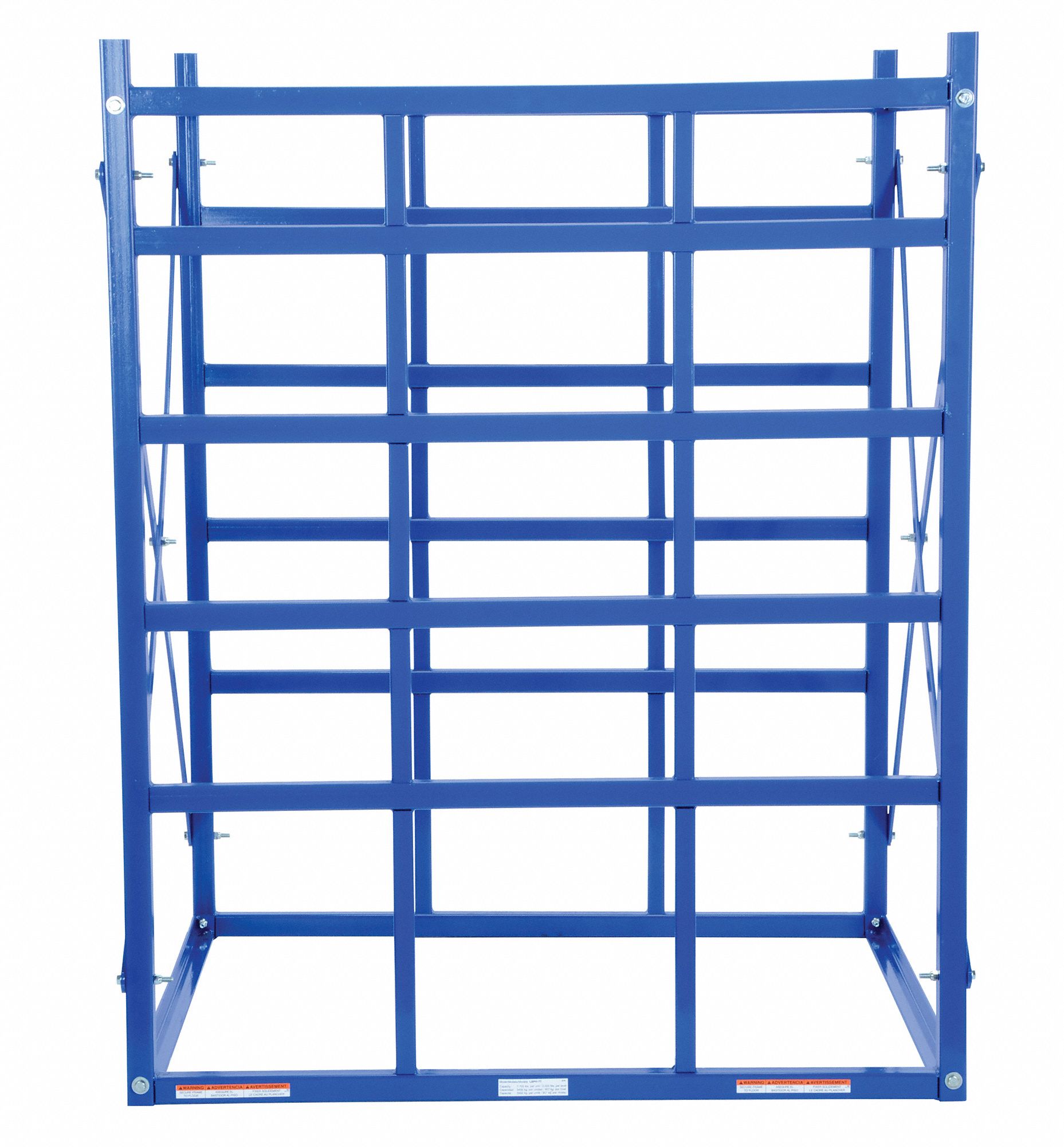 VESTIL Starter, Horizontal Bar Storage Rack, Decking Material None, No