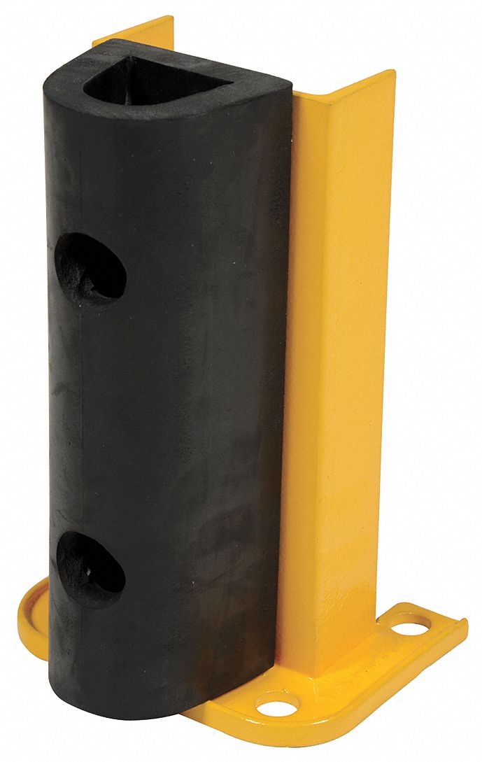 VESTIL STRUCTURAL RACK GUARD, YELLOW, 7 7/8 IN D X 8 1/16 IN W X 12 1/4 ...