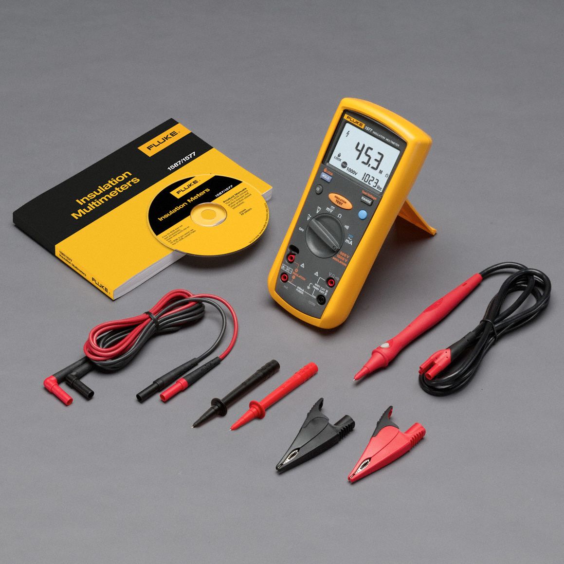 FLUKE Insulation Tester, 500 to 1000VDC 1BE62FLUKE1577 Grainger