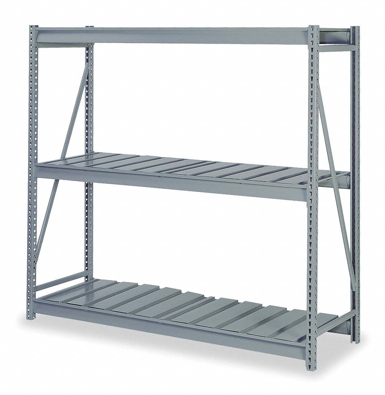 BULK RACK,STARTER,72"H,48"W,36"D,GRAY