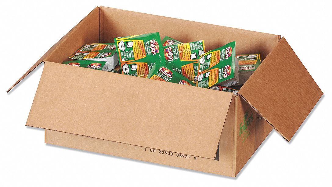 FOLGERS Classic Roast Decaf, Medium Coffee, 0.9 oz Vacuum Pack, 42 PK