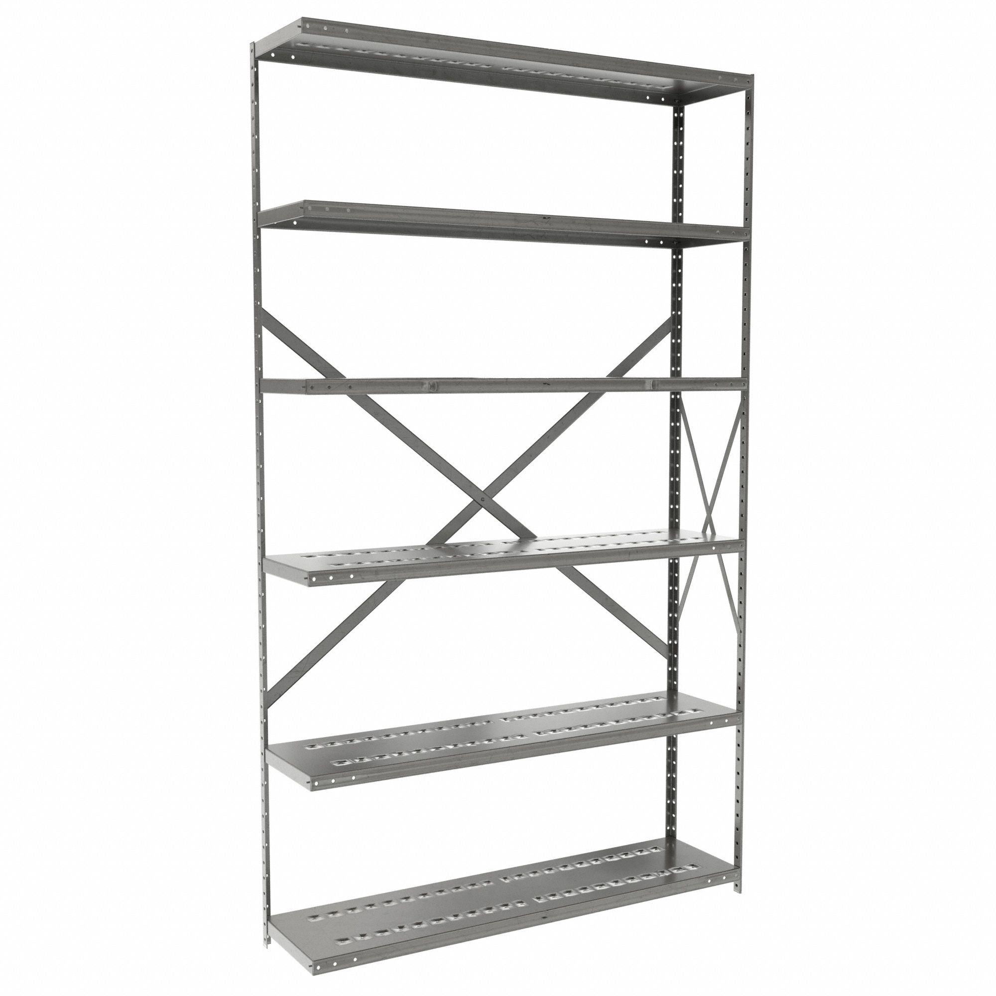 HALLOWELL, AddOn, HeavyDuty, Metal Shelving 1BLH1A771112HG Grainger