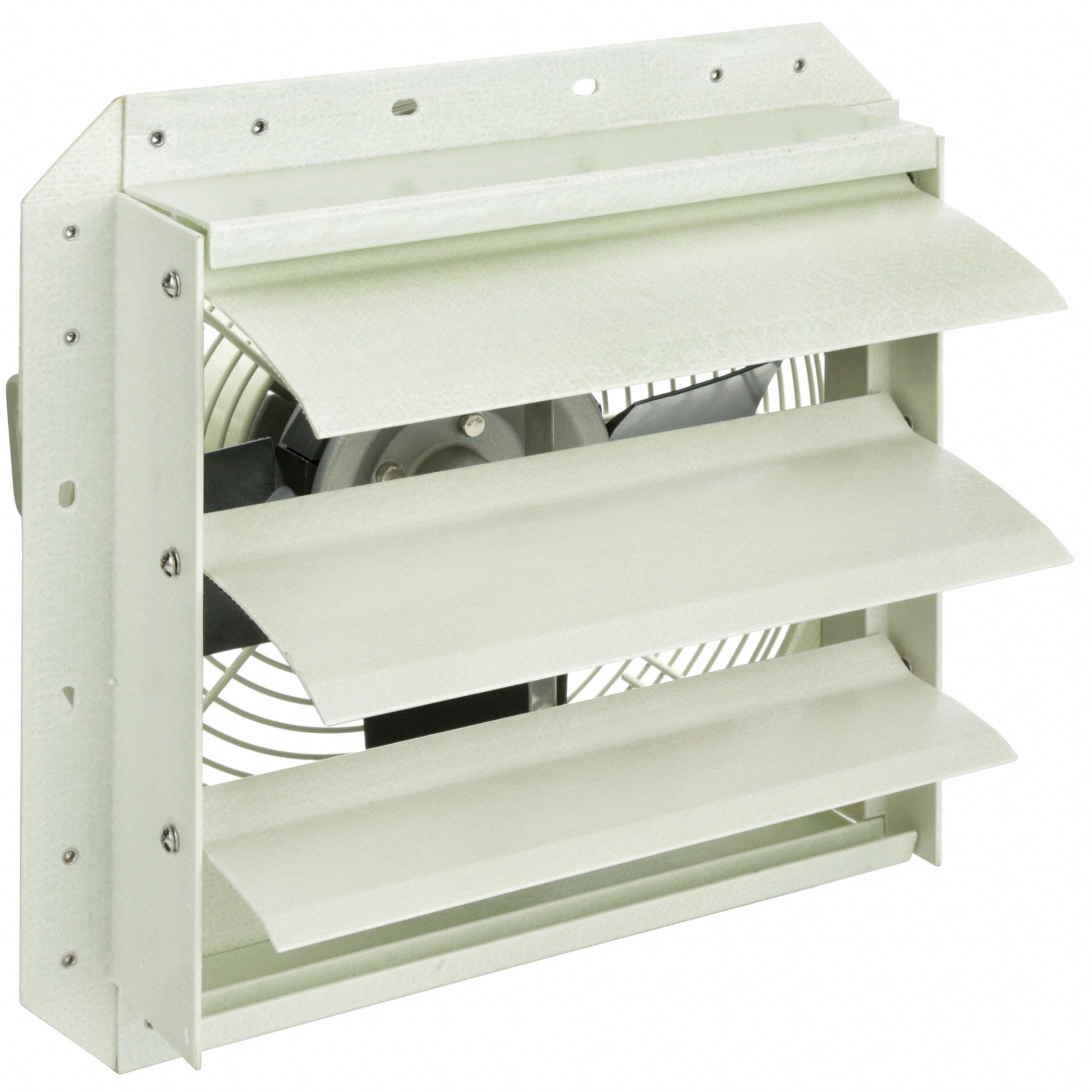 Exhaust Fan: 12 in Blade, 1 Speed, 1/8 hp, Totally Enclosed Air Over, 900 cfm, 115V AC, 1 ph