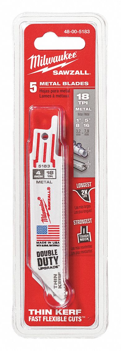 BLADE SUPER SAWZALL 4L 18T 5PKG