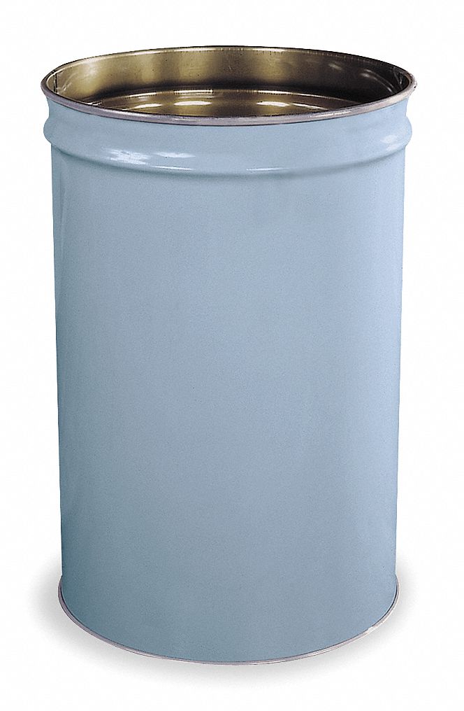 CEASE-FIRE WASTE RECEPTACLE,30 GAL,GREY