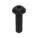 SOCKET HEAD CAP SCREW, #10-32 THREAD SIZE, ¾ IN L, BUTTON, BLACK OXIDE, STEEL, 100 PK