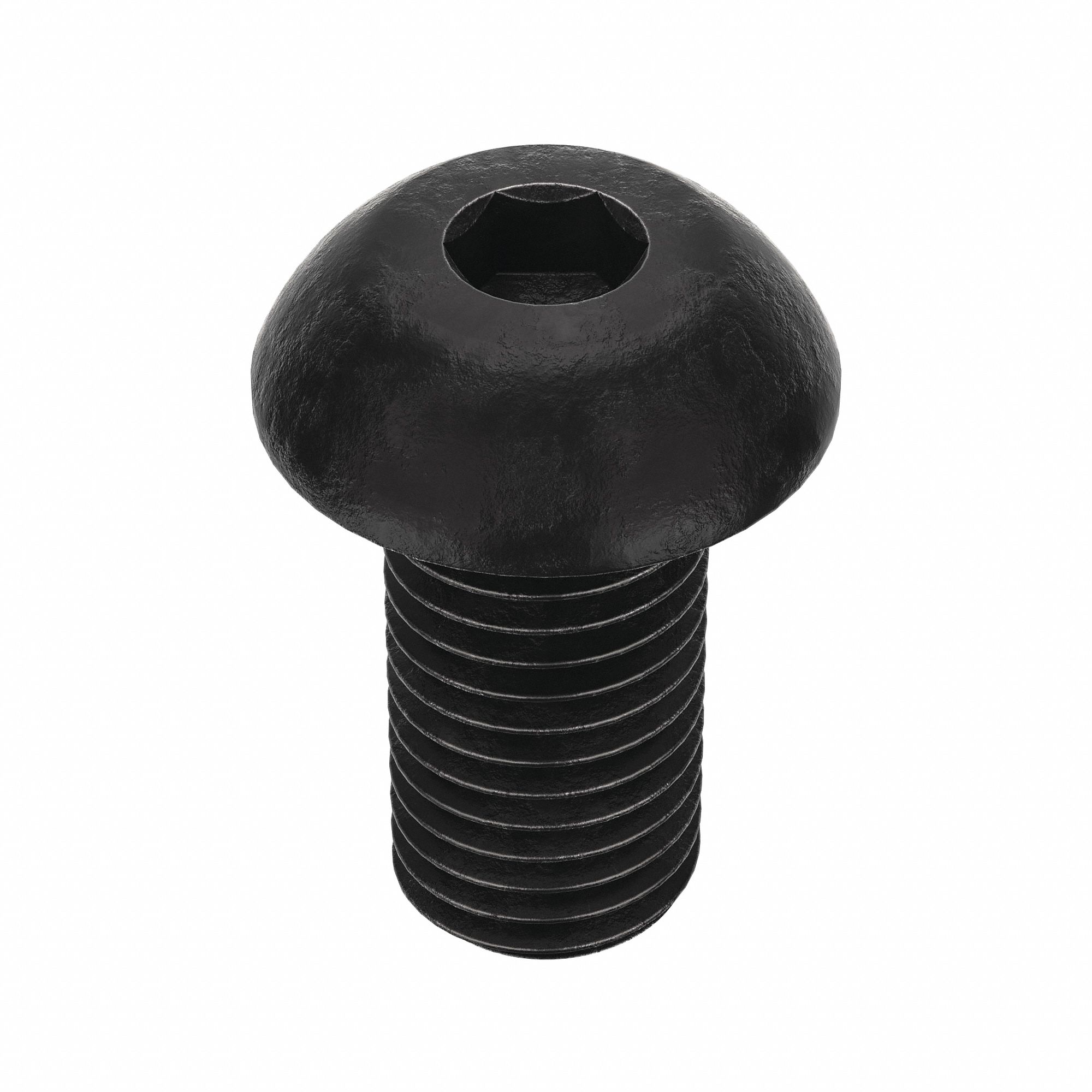 Socket Head Cap Screw: 5/16"-24 Thread Size, 5/8 in Lg, Button, Black Oxide, Alloy Steel, 100 PK