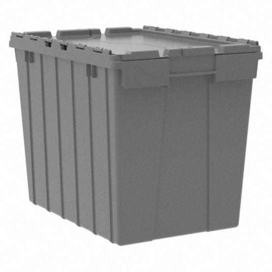 39170 Attached Lid Container 17 Gallon 