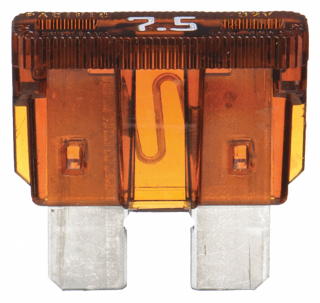 BUSSMANN, 7 1/2 A Amps, 32V DC, Automotive Fuse 1BZ41ATC71/2