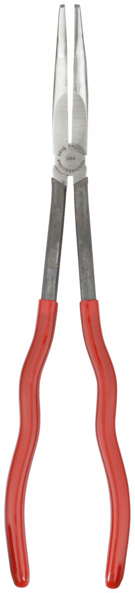 Proto 11-3/8 Curved Long Reach Needle Nose Pliers