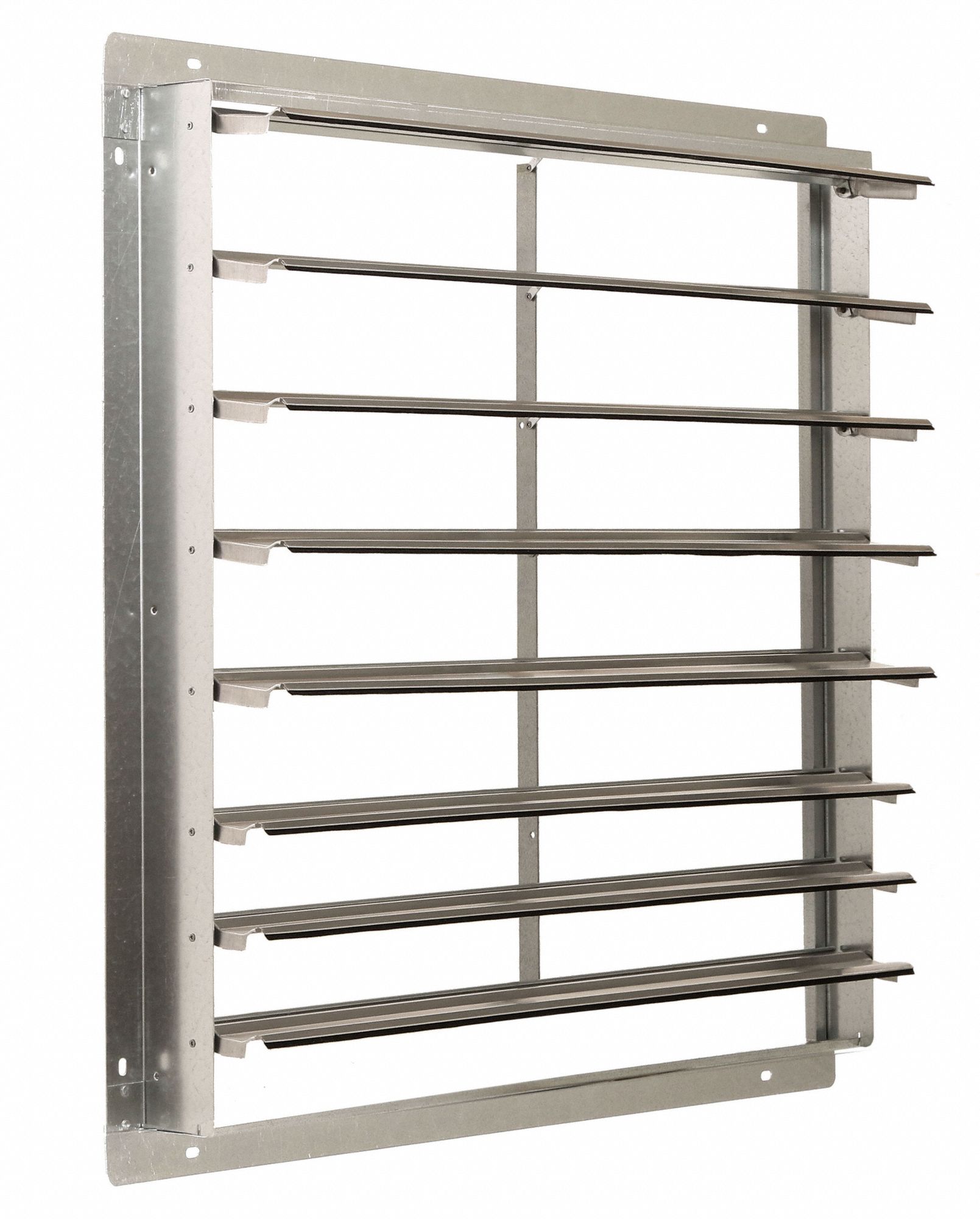 DAYTON 30 in Backdraft Damper / Wall Shutter, 30 1/2 in x 30 1/2 in
