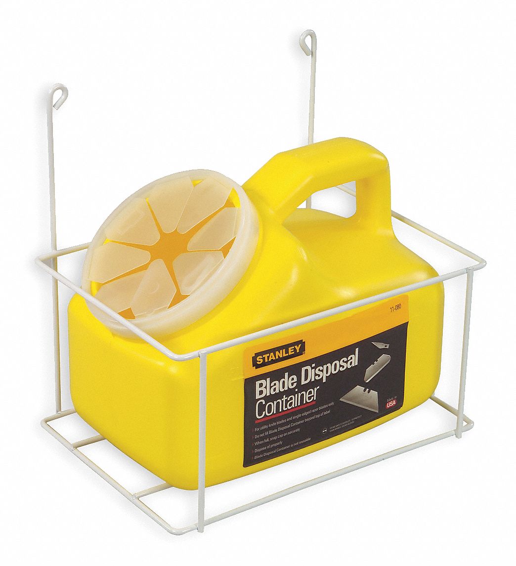 STANLEY, Blade Disposal Container, Plastic, Blade Disposal Unit with