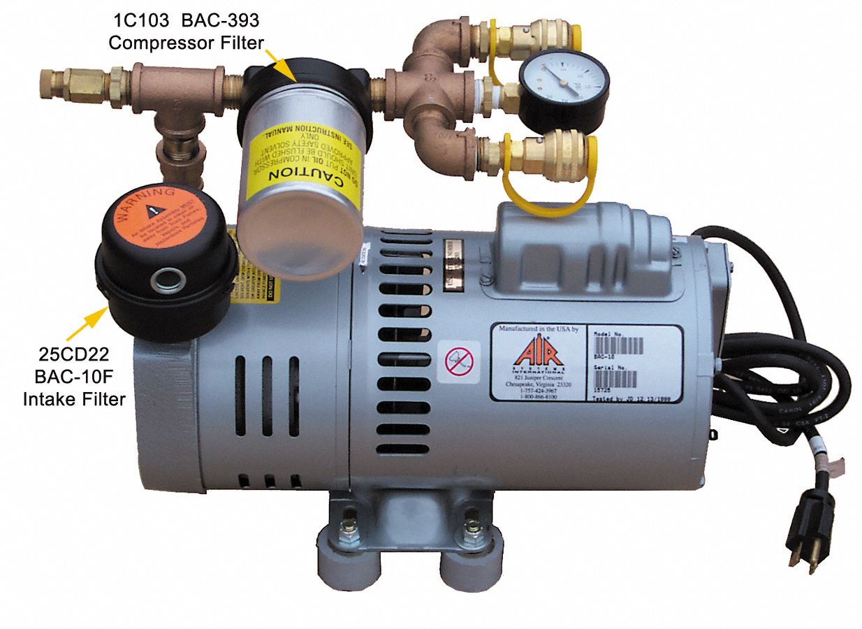 AIR SYSTEMS INTERNATIONAL Replacement Outlet Filter Air Systems, 10 PK