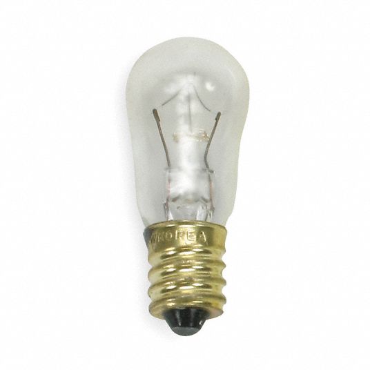 GE CURRENT Miniature Incandescent Lamp, S6, Candelabra Screw (E12