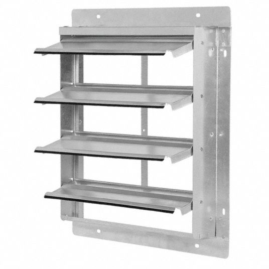 DAYTON 20 in Backdraft Damper / Wall Shutter 53DR1153DR11 Grainger