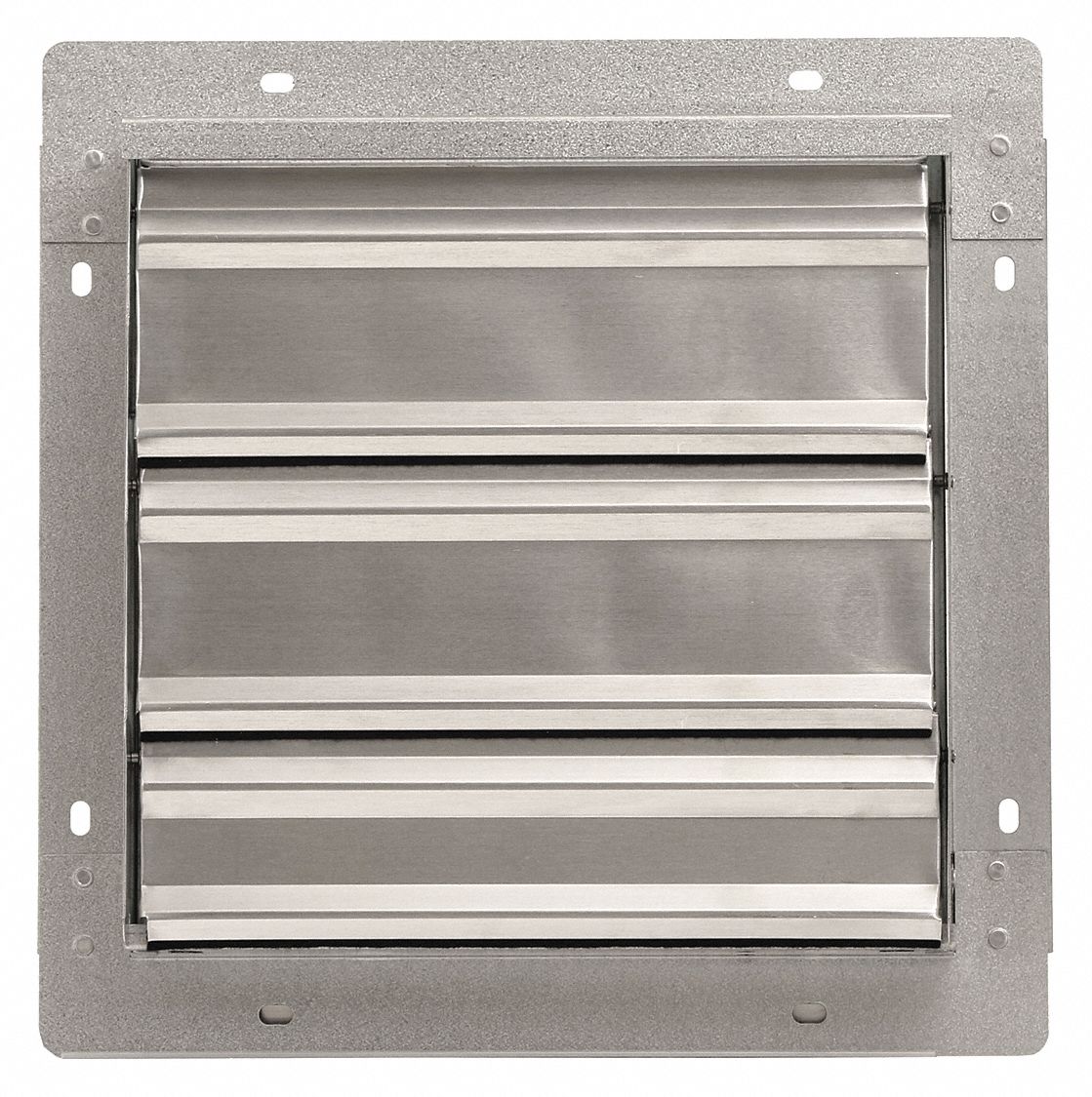 DAYTON 12 in Backdraft Damper / Wall Shutter, 12 1/2 in x 12 1/2 in