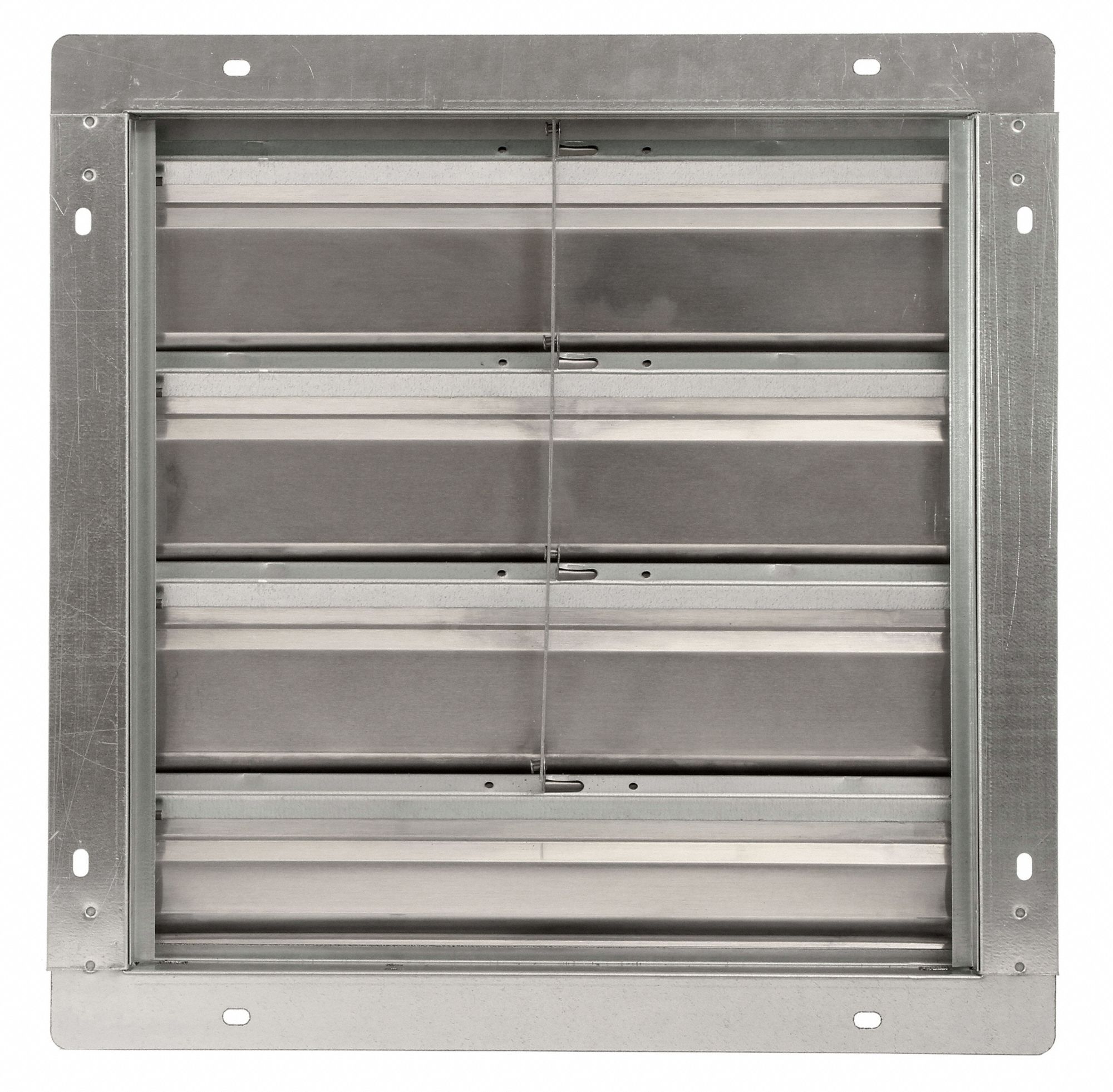 DAYTON 16 in Backdraft Damper / Wall Shutter, 16 1/2 in x 16 1/2 in