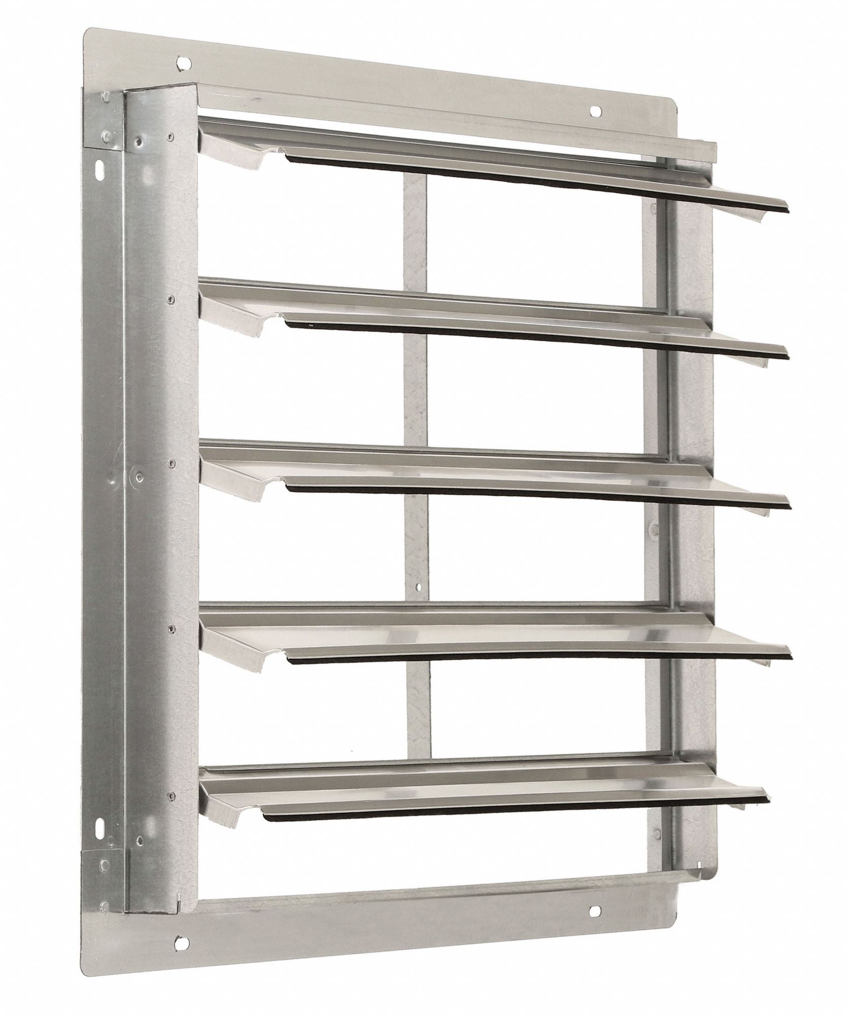 DAYTON 18 in Backdraft Damper / Wall Shutter, 18 1/2 in x 18 1/2 in