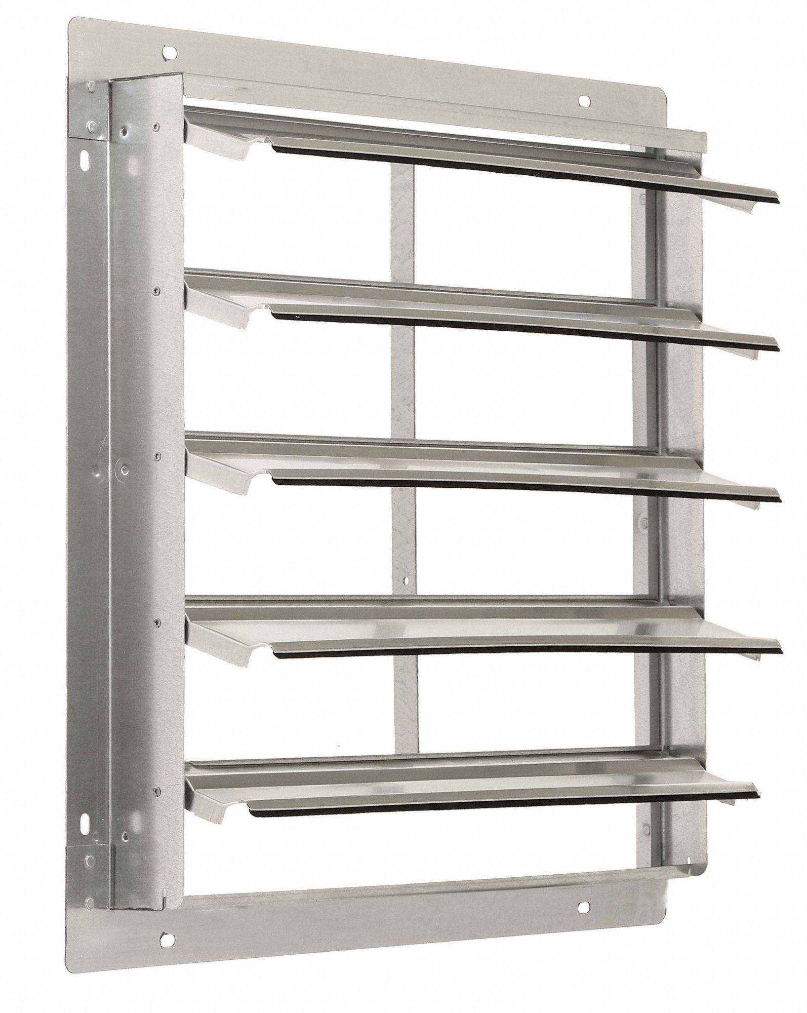 DAYTON 20 in Backdraft Damper / Wall Shutter, 20 1/2 in x 20 1/2 in