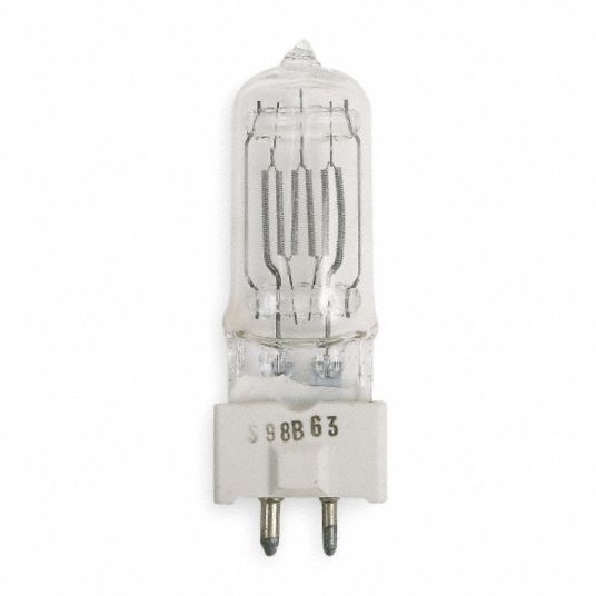 GE CURRENT Miniature Halogen Bulb, T8, 2Pin Prefocus (GY9.5), Lumens