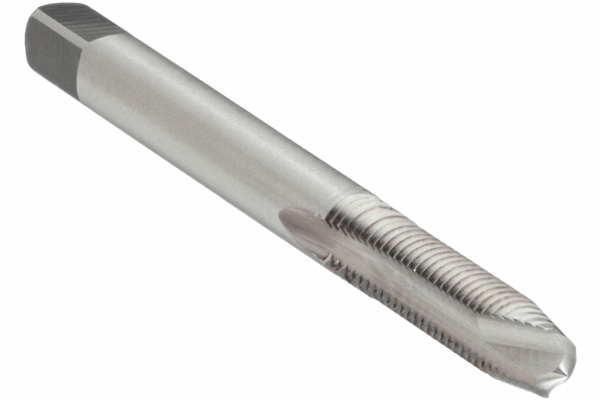 Spiral Point Tap: M6x1 Thread Size, 25.40 mm Thread Lg, 63.50 mm Overall Lg, Plug