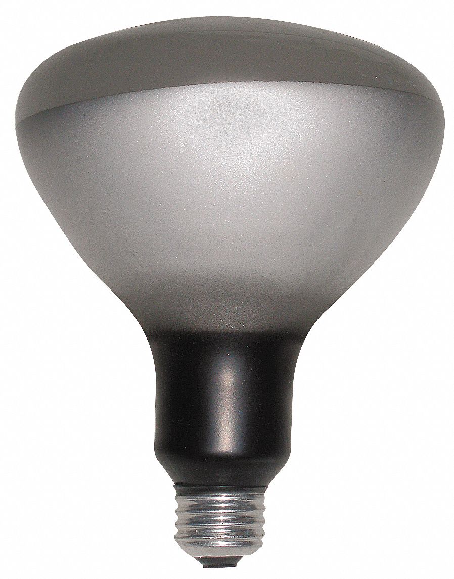 Pyramid Bulbs 64965 Heat lamp bulb 250 Watts R40 Reflector infrared light Red Medium E26 Base Incandescent Heat Lamp Light Bulb 