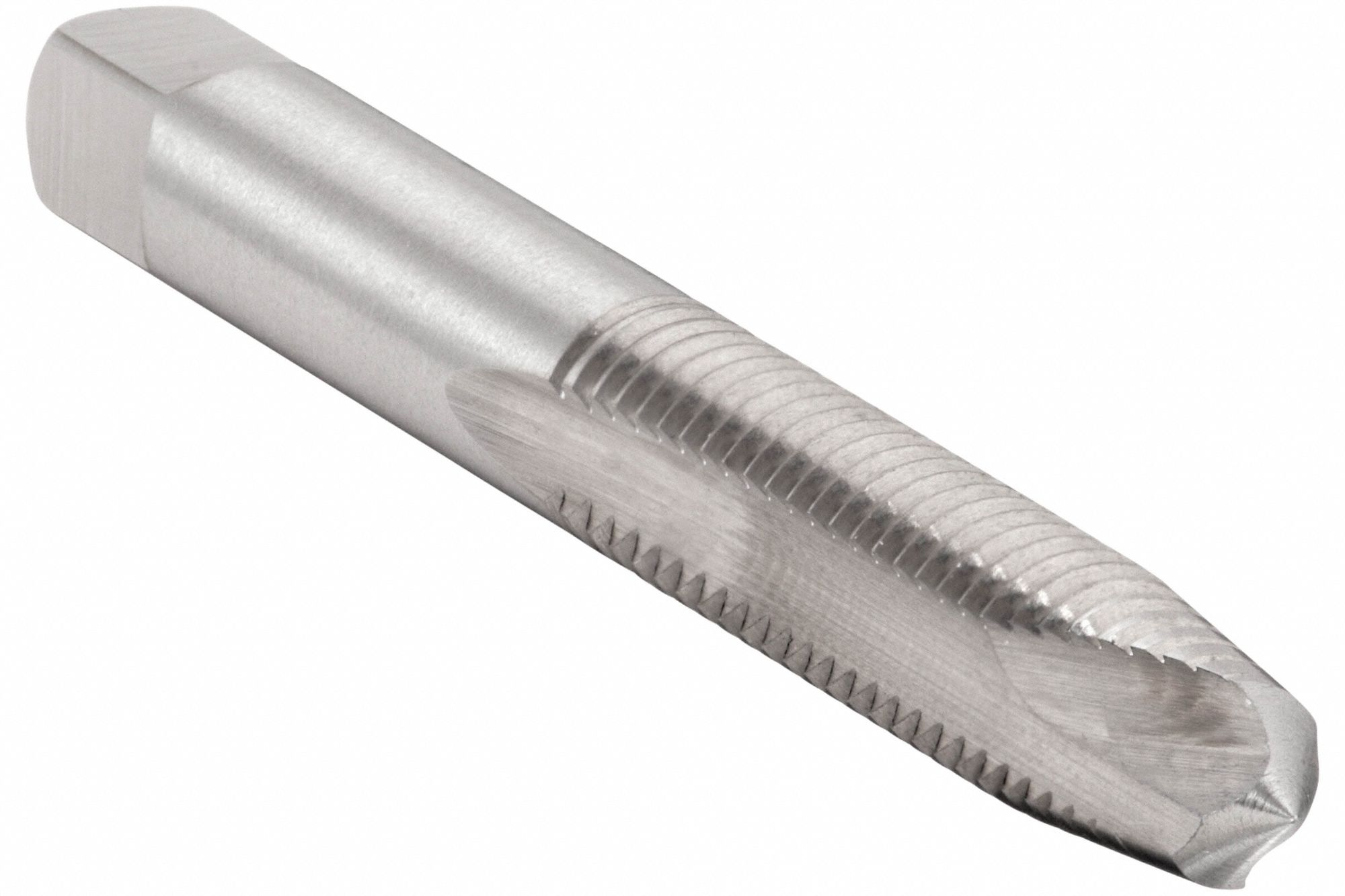 Spiral Point Tap: M8x1.25 Thread Size, 28.58 mm Thread Lg, 69.06 mm Overall Lg, Plug
