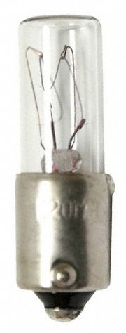 MINIATURE INCANDESCENT BULB, SINGLE CONTACT MINIATURE FLANGED (P13.5S), (T) TUBULAR