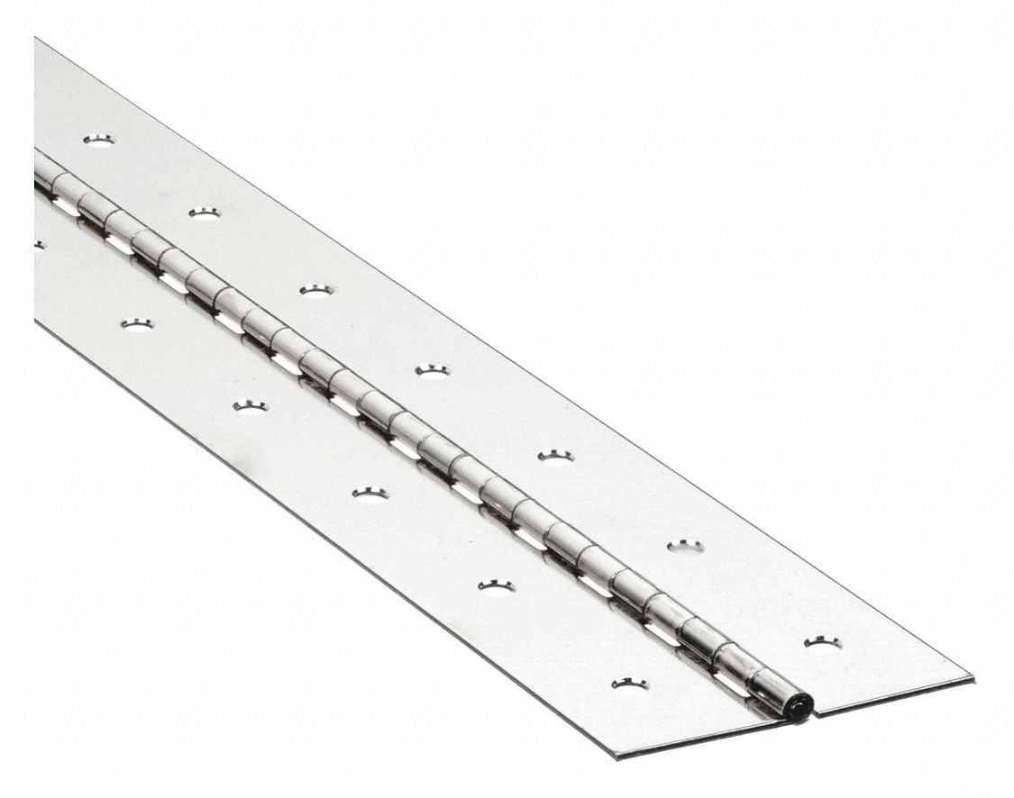 CONTINUOUS,HINGE,NICKEL PLATE,3 INX
