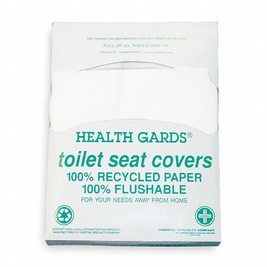 HOSPECO Toilet Seat Cover, Half Fold, Number of Sheets 200, Sheet Size