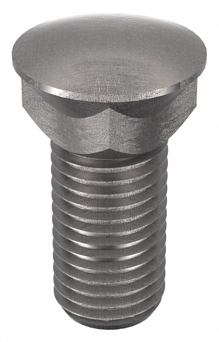 Steel, Grade 8, Plow Bolt 1CFV61CFV6 Grainger