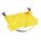 RECEPTACLE CADDY BAG,20 IN L,YELLOW