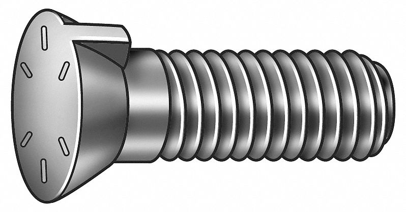 1CGE1 - Plow Bolt Plain 1-8x3 Gr 8